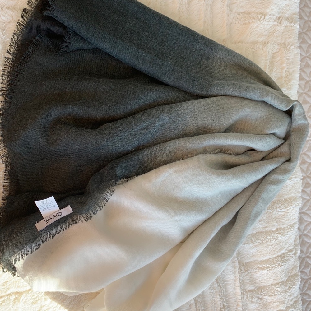 NEW Cushnie Grey Horizon Scarf - Curateur Box - Picture 6 of 7